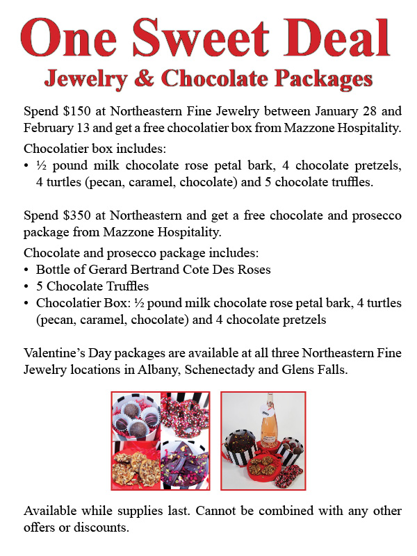 Jewelry and Chocolate Package at NEFJ!