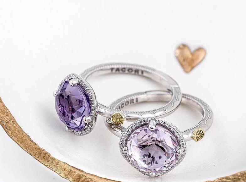 TACORI amethyst rings at NEFJ