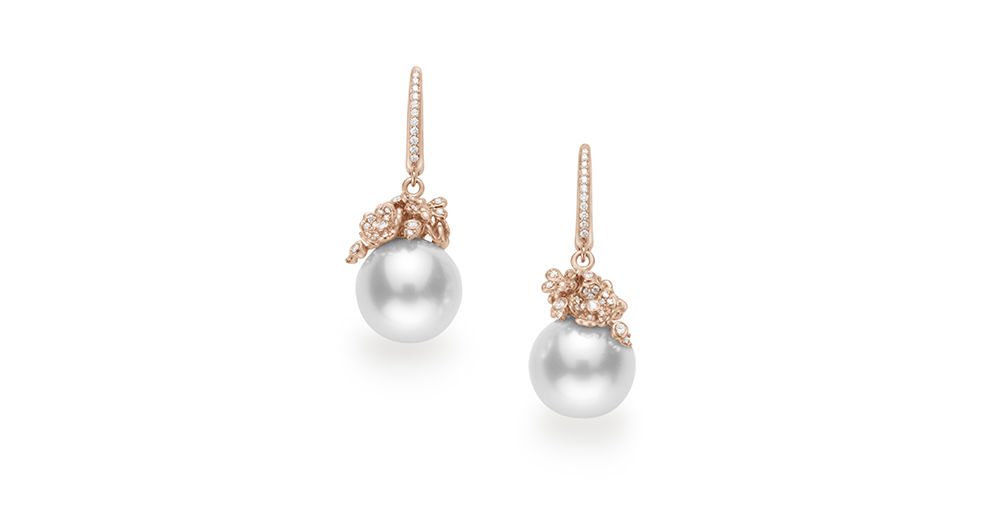 Mikimoto pearl drop earrings
