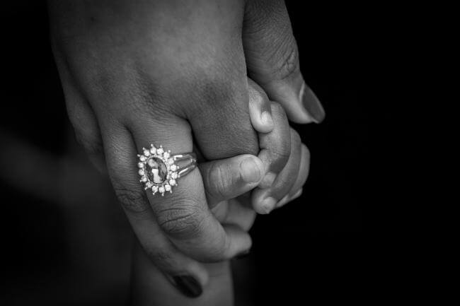 diamond halo rings at NEFJ